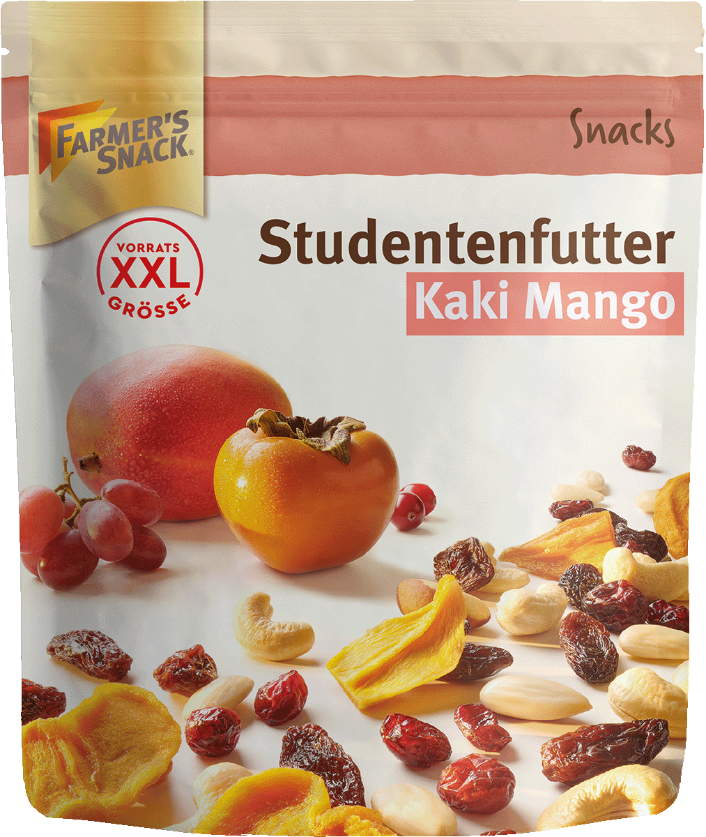 Farmer's Snack Studentenfutter mit Kaki und Mango 300g
