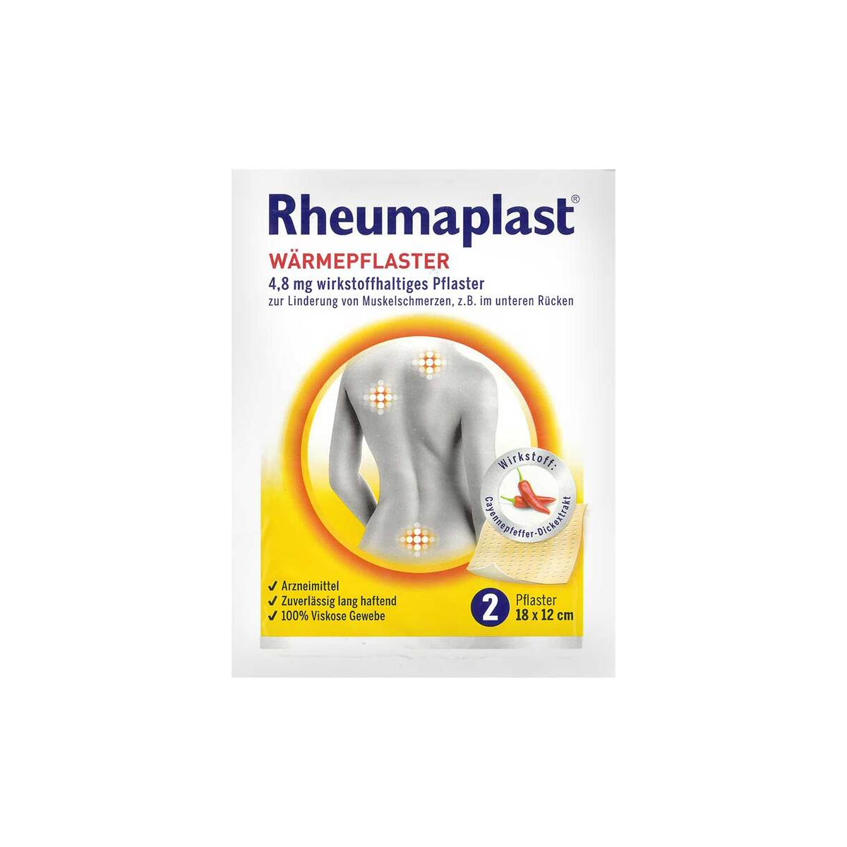 Rheumaplast Wärmepflaster 18x12cm 2ST
