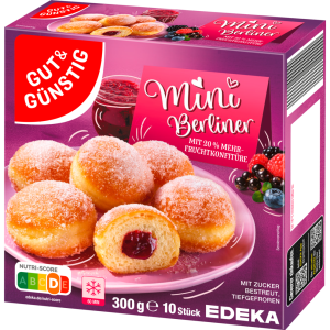 GUT&GÜNSTIG Mini Berliner 10ST 300g