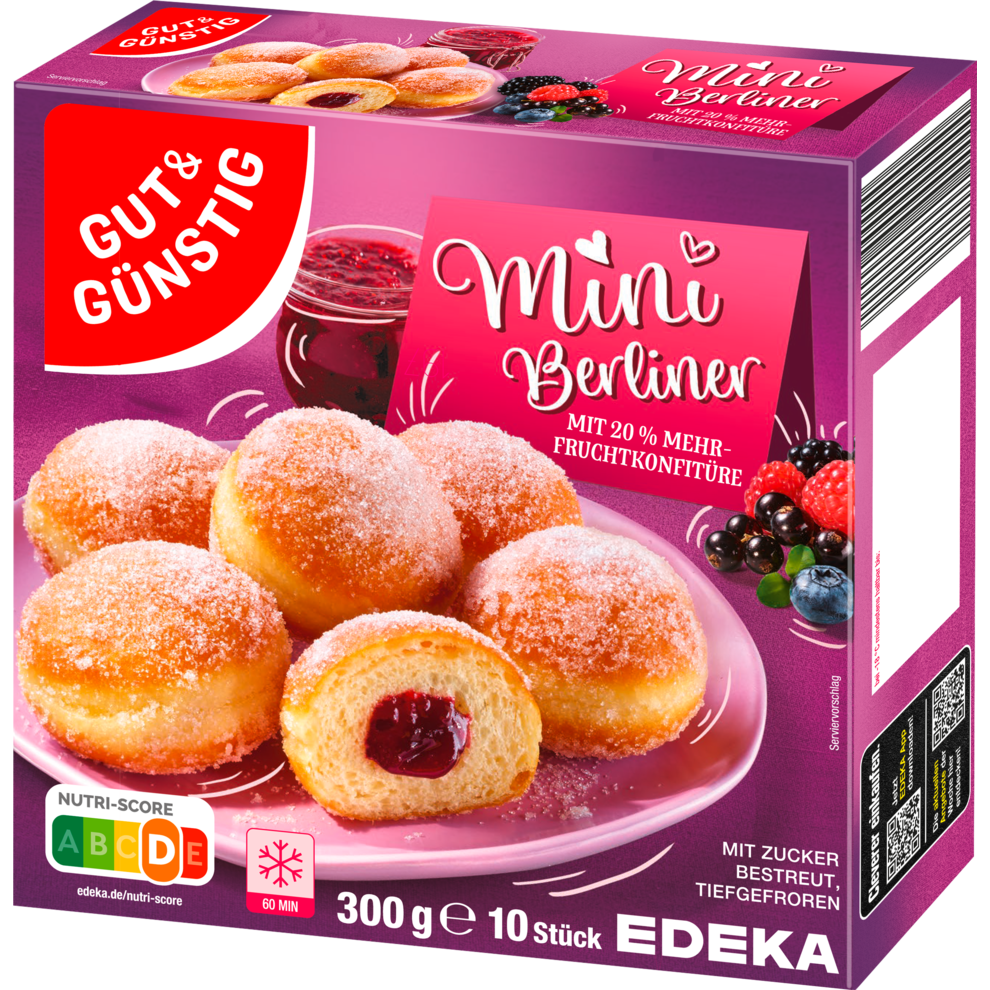 GUT&GÜNSTIG Mini Berliner 10ST 300g