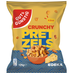 GUT&GÜNSTIG Crunchy Pretzel Cheddar Cheese 125g