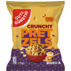GUT&GÜNSTIG Crunchy Pretzel Honig Senf 125g