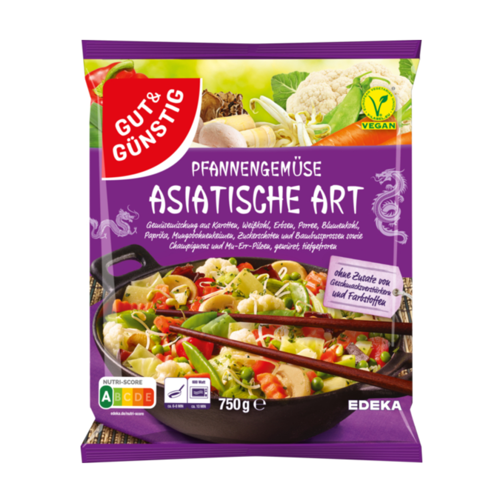 GUT&GÜNSTIG Pfannengemüse Asiatische Art 750g