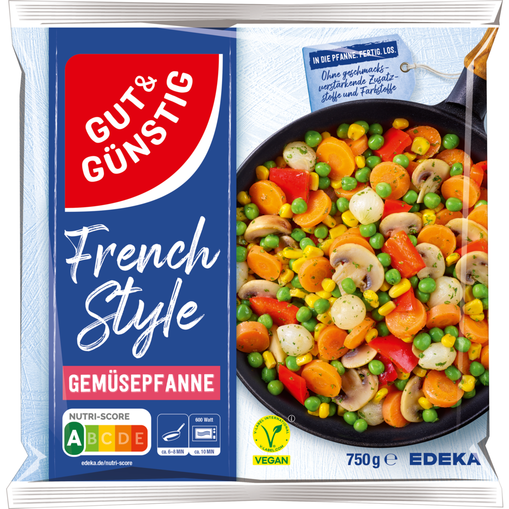 GUT&GÜNSTIG Pfannengemüse Französische Art 750g