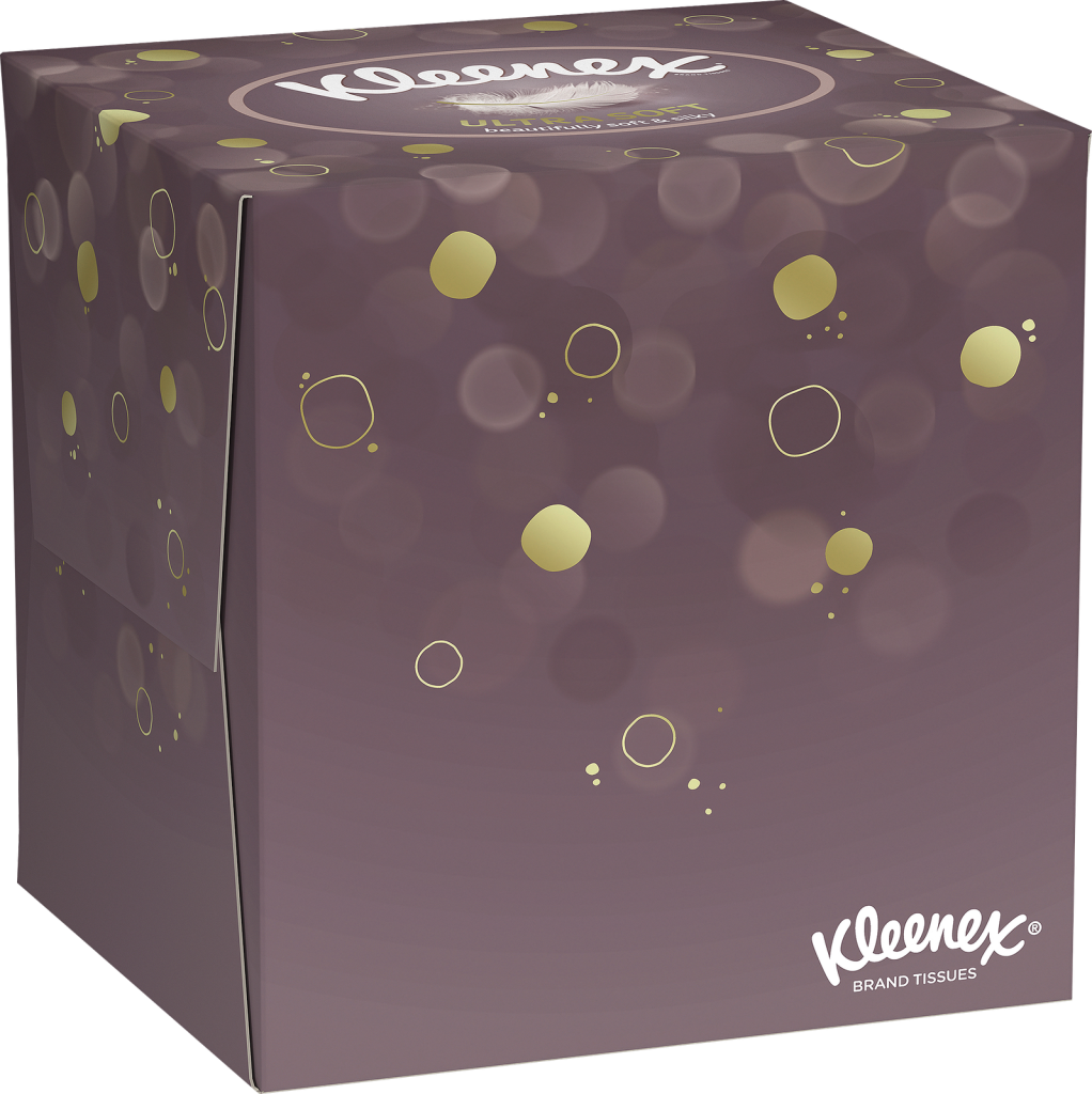 Kleenex Ultra Soft Kosmetiktücher Würfelbox 48ST