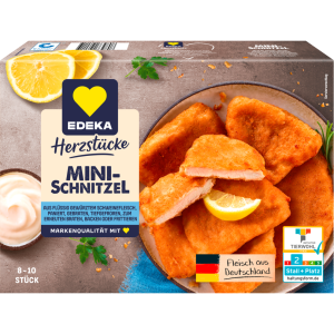 EDEKA Herzstücke Mini Schweine Schnitzel 400g QS ITW