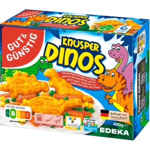 GUT&GÜNSTIG Knusperdinos 400g VLOG QS ITW