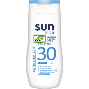 sun D'OR Sonnenmilch sensitiv LSF 30 250ml