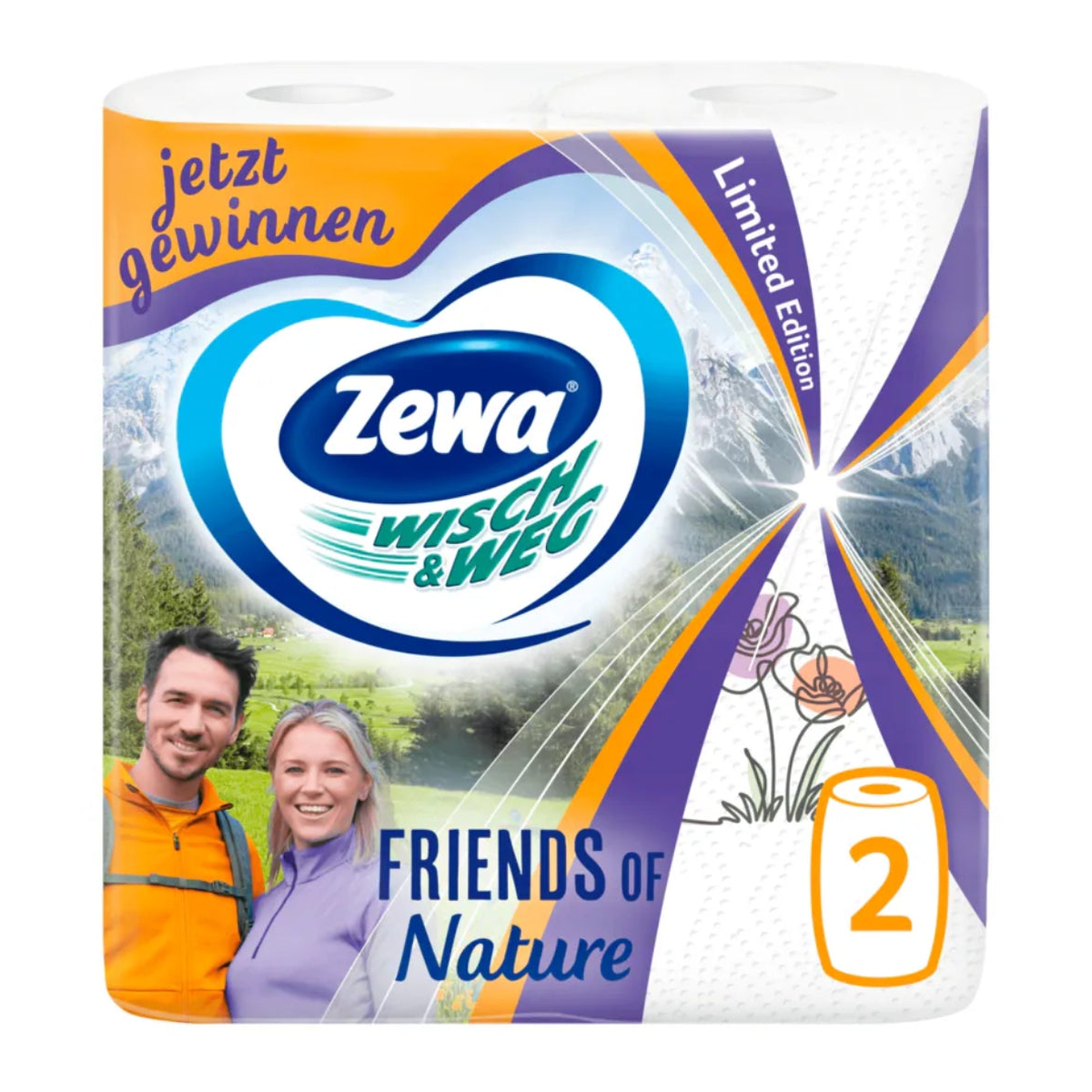 Zewa Wisch&Weg Limited Edition 2x72BL