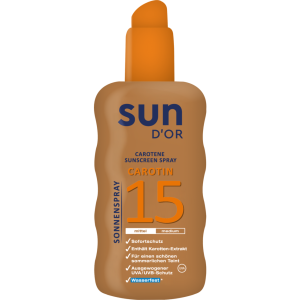 sun D'OR Carotin Sonnenspray LSF 15 200ml