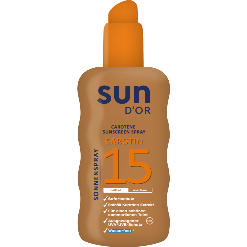 sun D'OR Carotin Sonnenspray LSF 15 200ml