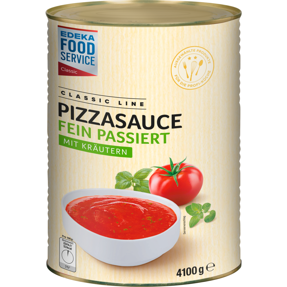 EDEKA Foodservice Classic Pizza Sauce mit Kräutern 4100g