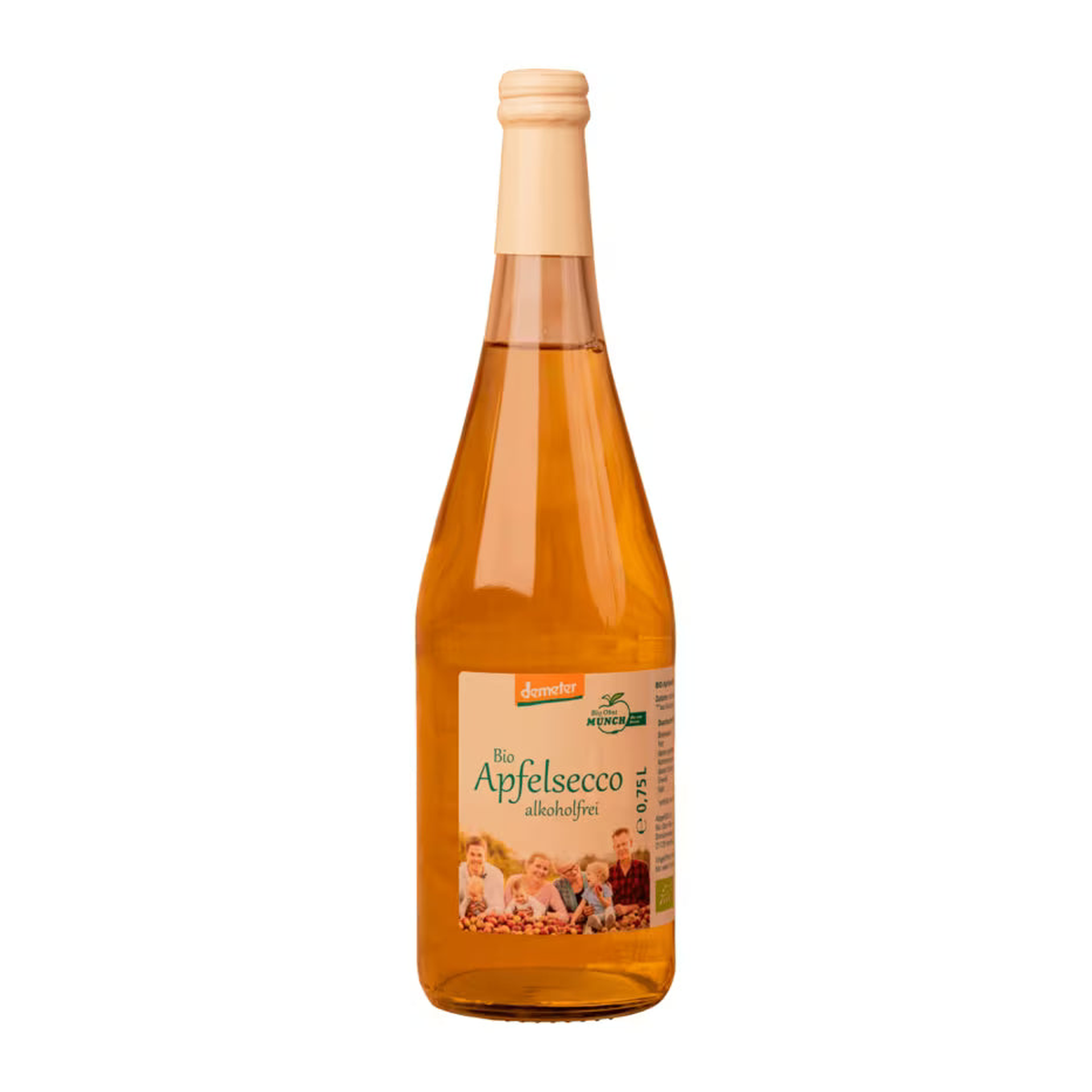 Demeter Obst Münch Apfelsecco Alkoholfrei 0,75l