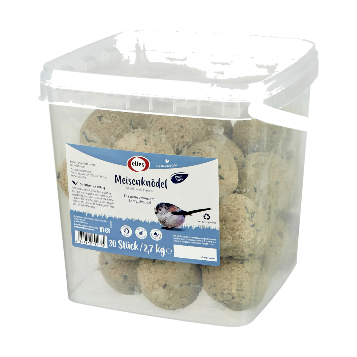 Elles Meisenknödel ohne Netz 30ST 2,7kg