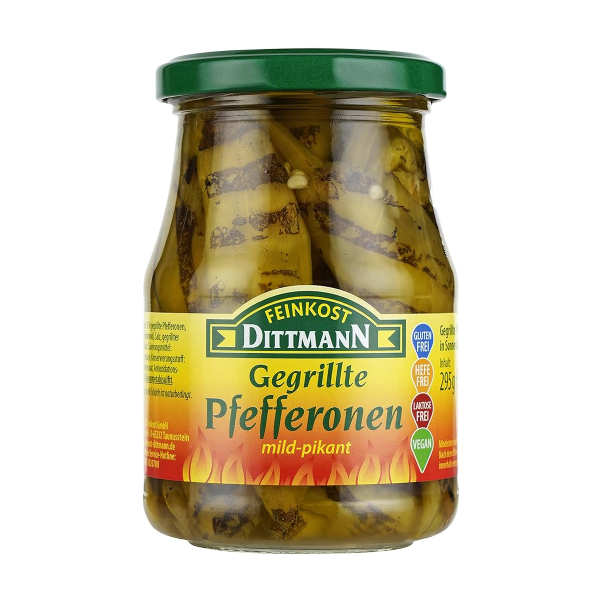 Feinkost Dittmann Gegrillte Pfefferonen 295g