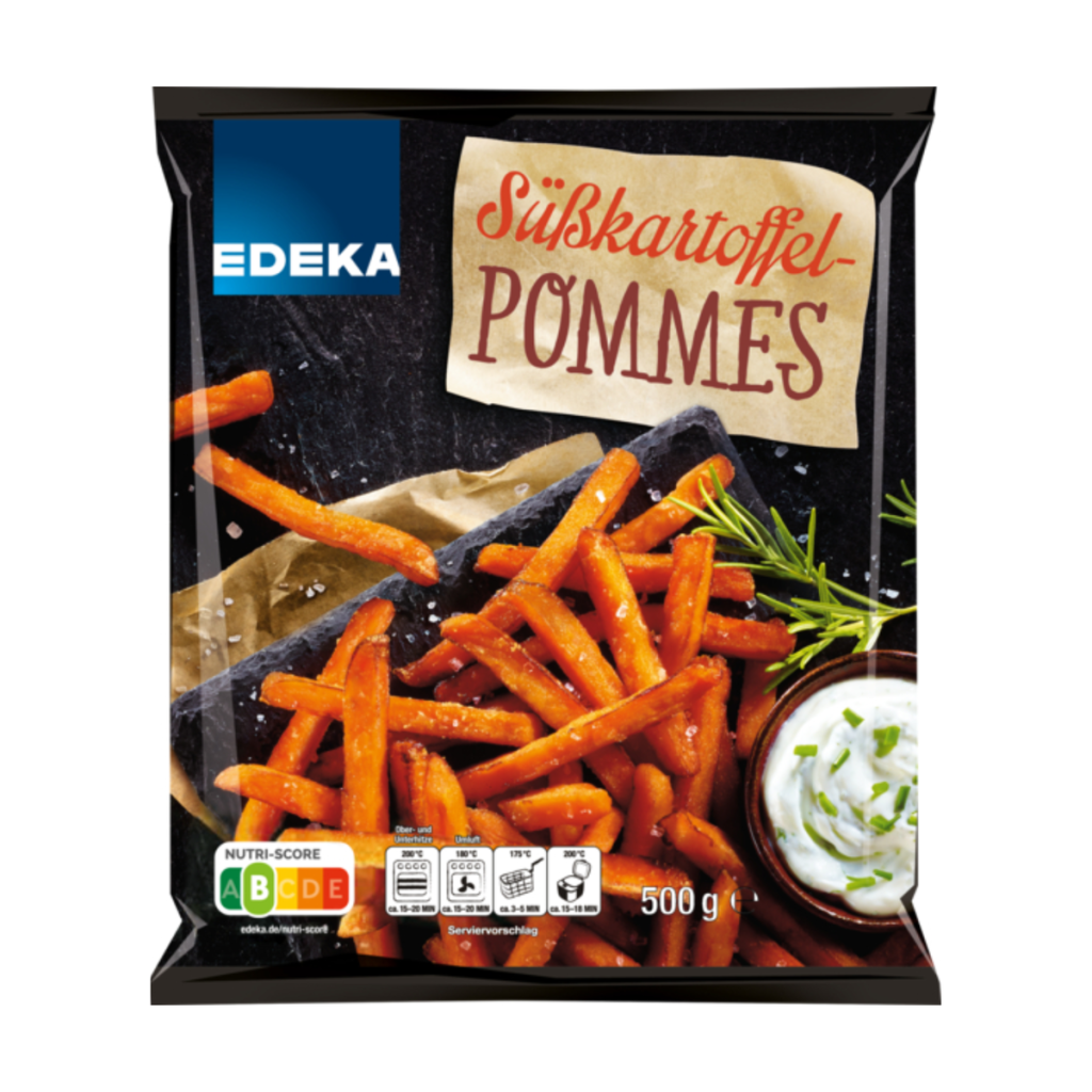 EDEKA Herzstücke Süßkartoffelpommes 500g