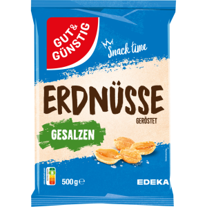 GUT&GÜNSTIG Erdnusskerne geröstet&gesalzen 500g