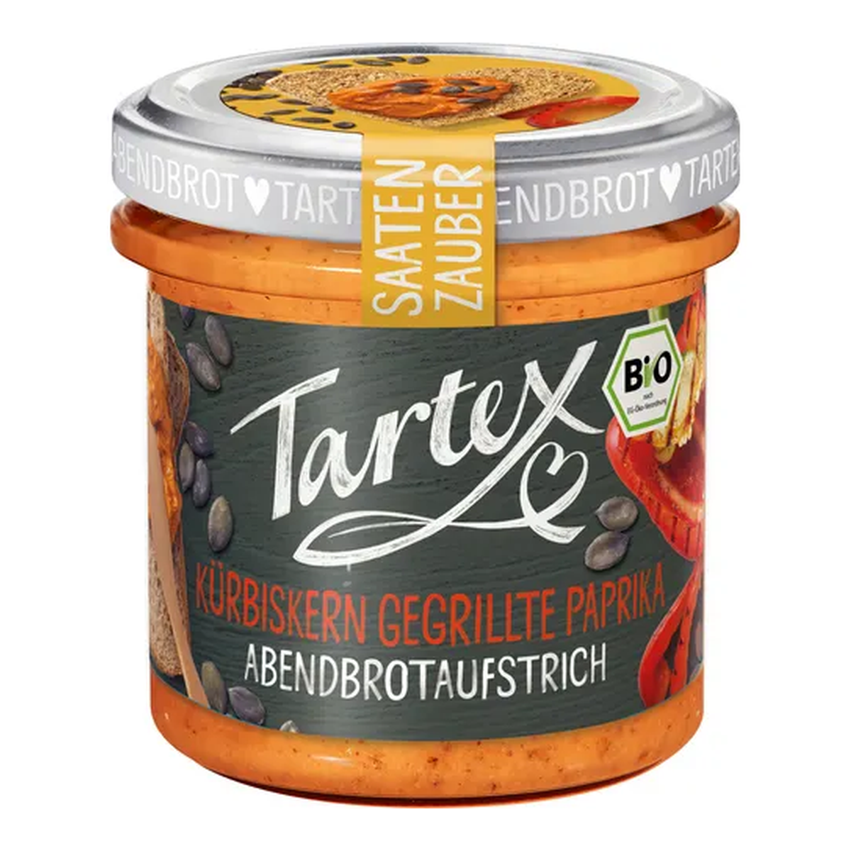 Bio Tartex Saaten Zauber Kürbiskern Gegrillte Paprika 140g