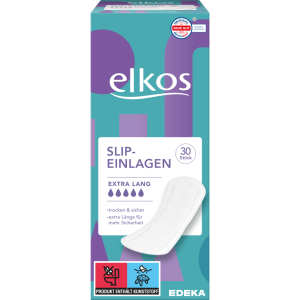 EDEKA elkos Slipeinlagen Extra Lang 30ST