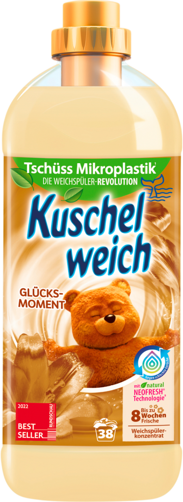 Kuschelweich Weichspüler Glücksmoment 38WL 1l