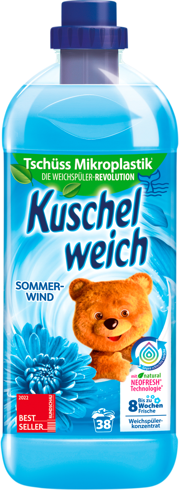Kuschelweich Weichspüler Sommerwind 38WL 1l