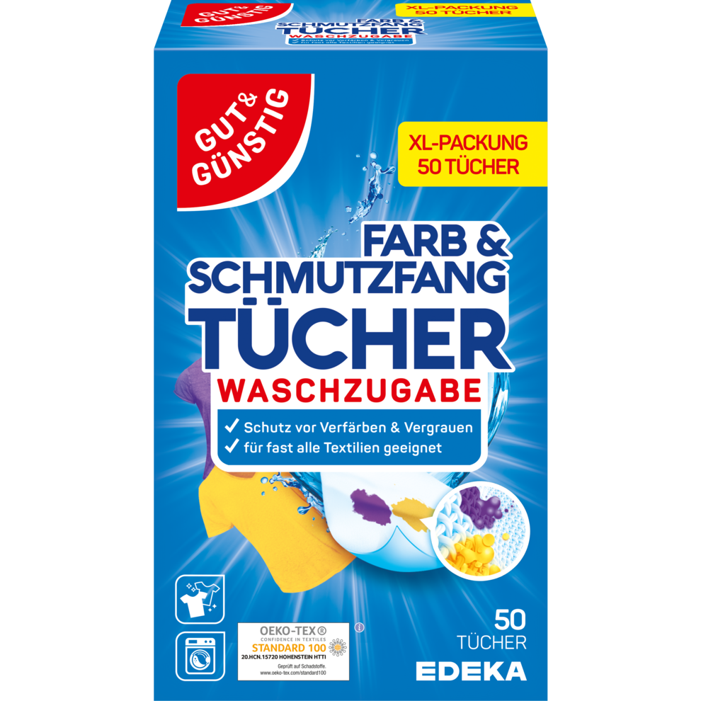 GUT&GÜNSTIG Farb-und Schmutzfangtücher 50ST