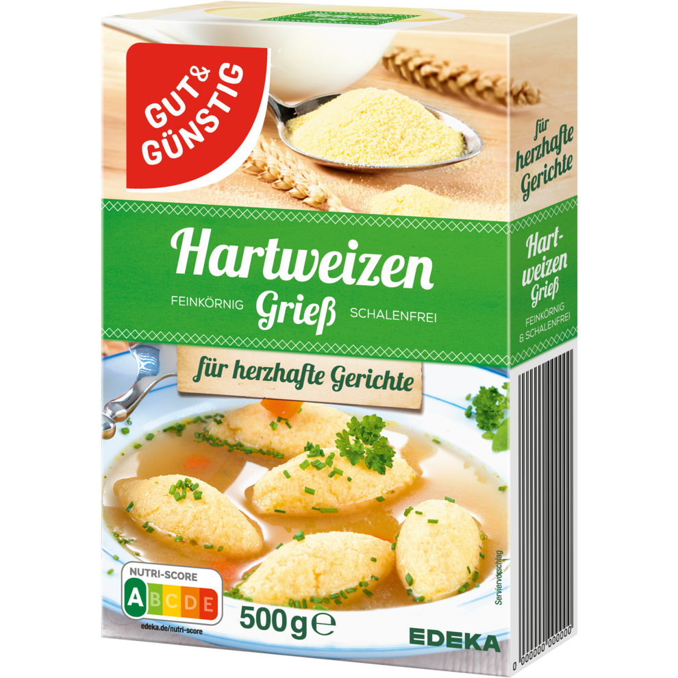 GUT&GÜNSTIG Hartweizengrieß 500g