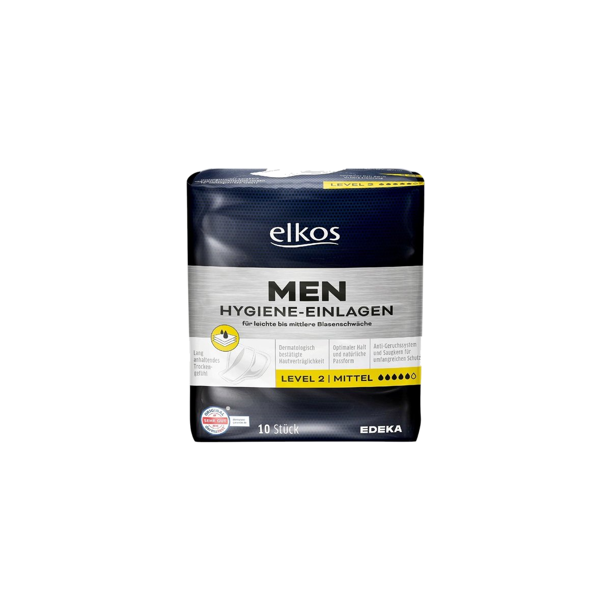 EDEKA elkos Hygiene-Einlagen Men Level 2 10ST