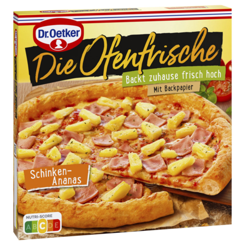 Dr.Oetker Die Ofenfrische Schinken-Ananas 415g