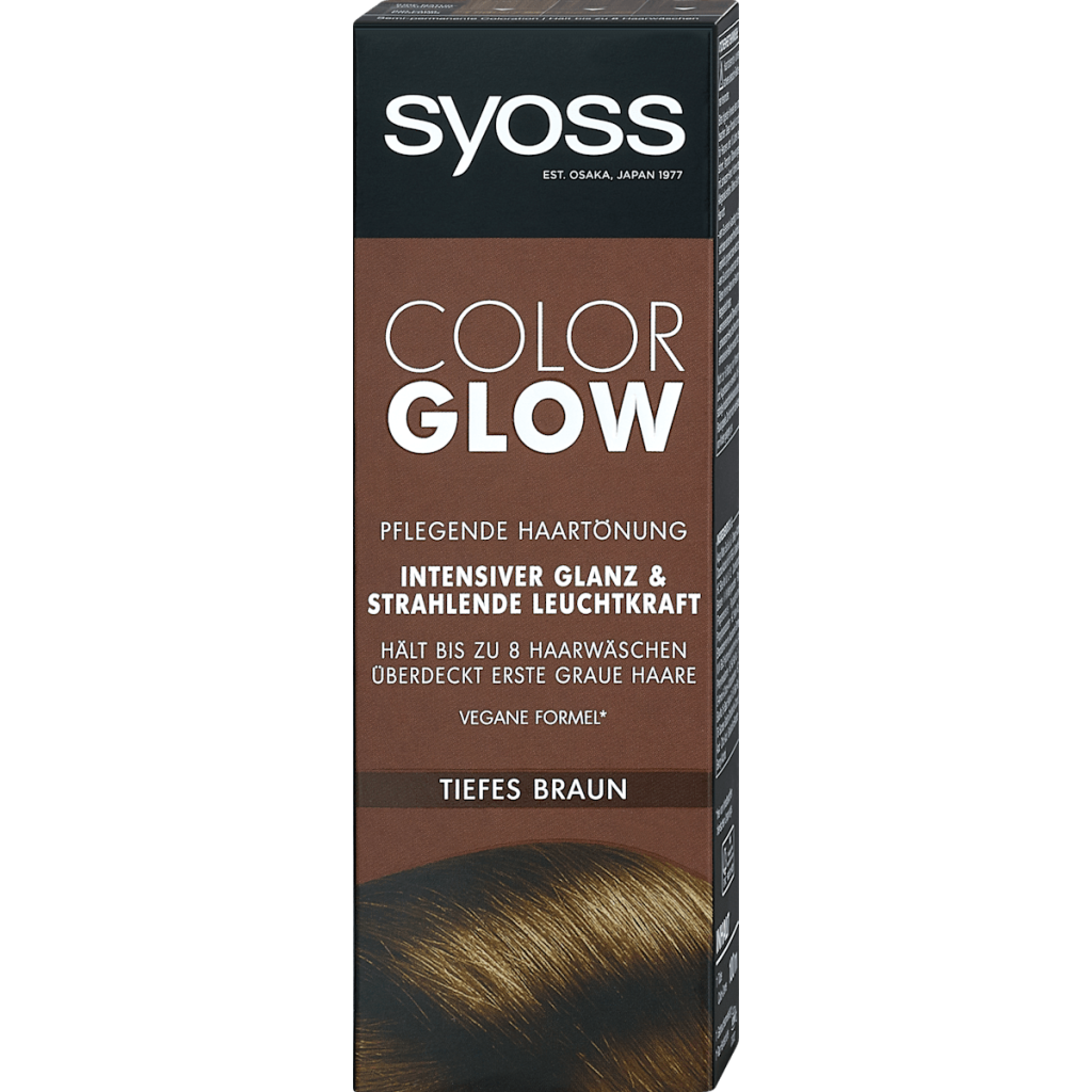 Syoss Colorglow Pflegende Haartönung tiefes braun 100ml