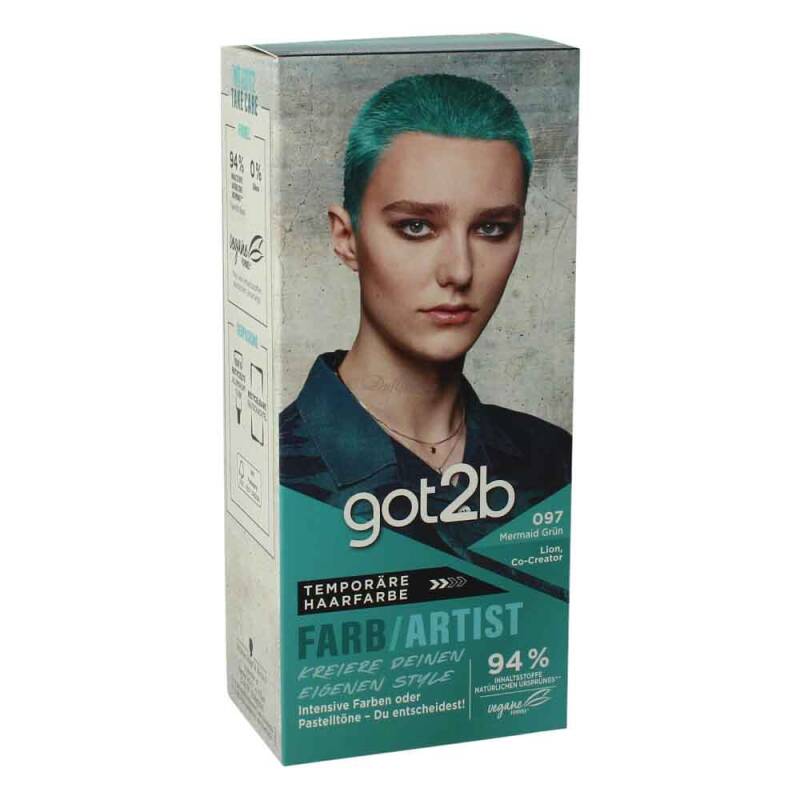 got2b Farb Artist Tönung 097 Mermaid Grün Stufe 2 80ml