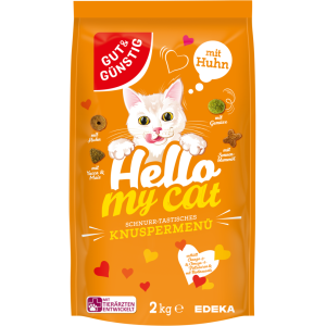 GUT&GÜNSTIG Knusper Menü mit Huhn für Katzen 2kg