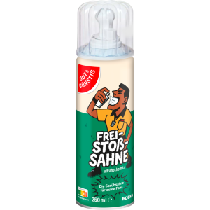 GUT&GÜNSTIG Sprühsahne 30% 250ml VLOG
