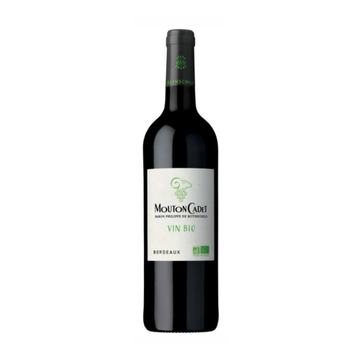 Bio Rothschild Mouton Cadet rouge Bordeaux AOC 0,75l