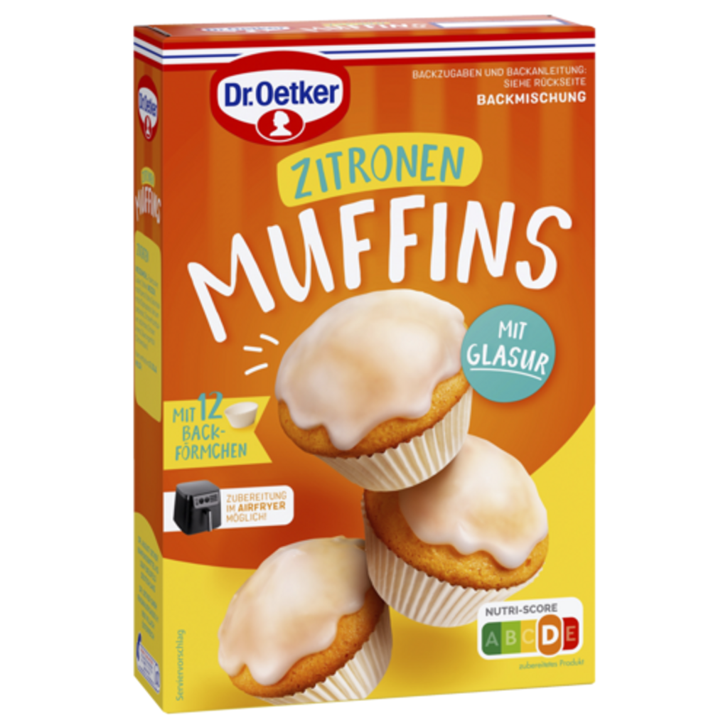 Dr.Oetker Zitronen Muffins 455g