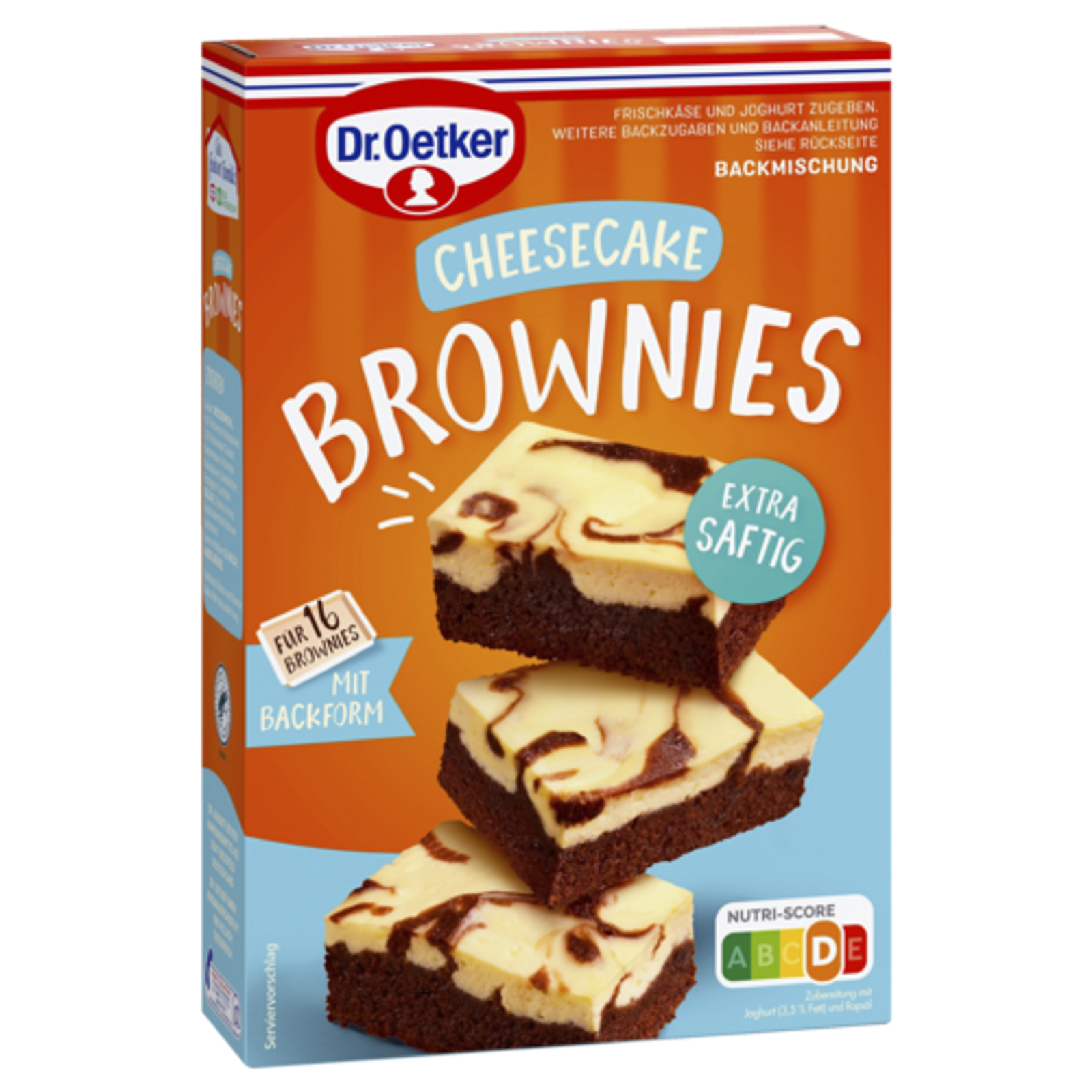 Dr.Oetker Cheesecake Brownies 446g