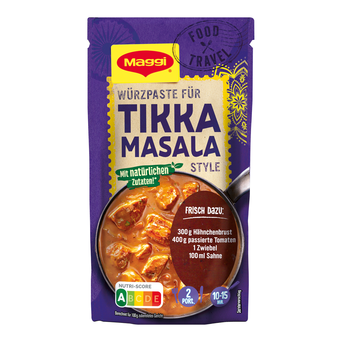 Maggi Food Travel Tikka Masala Style 65g