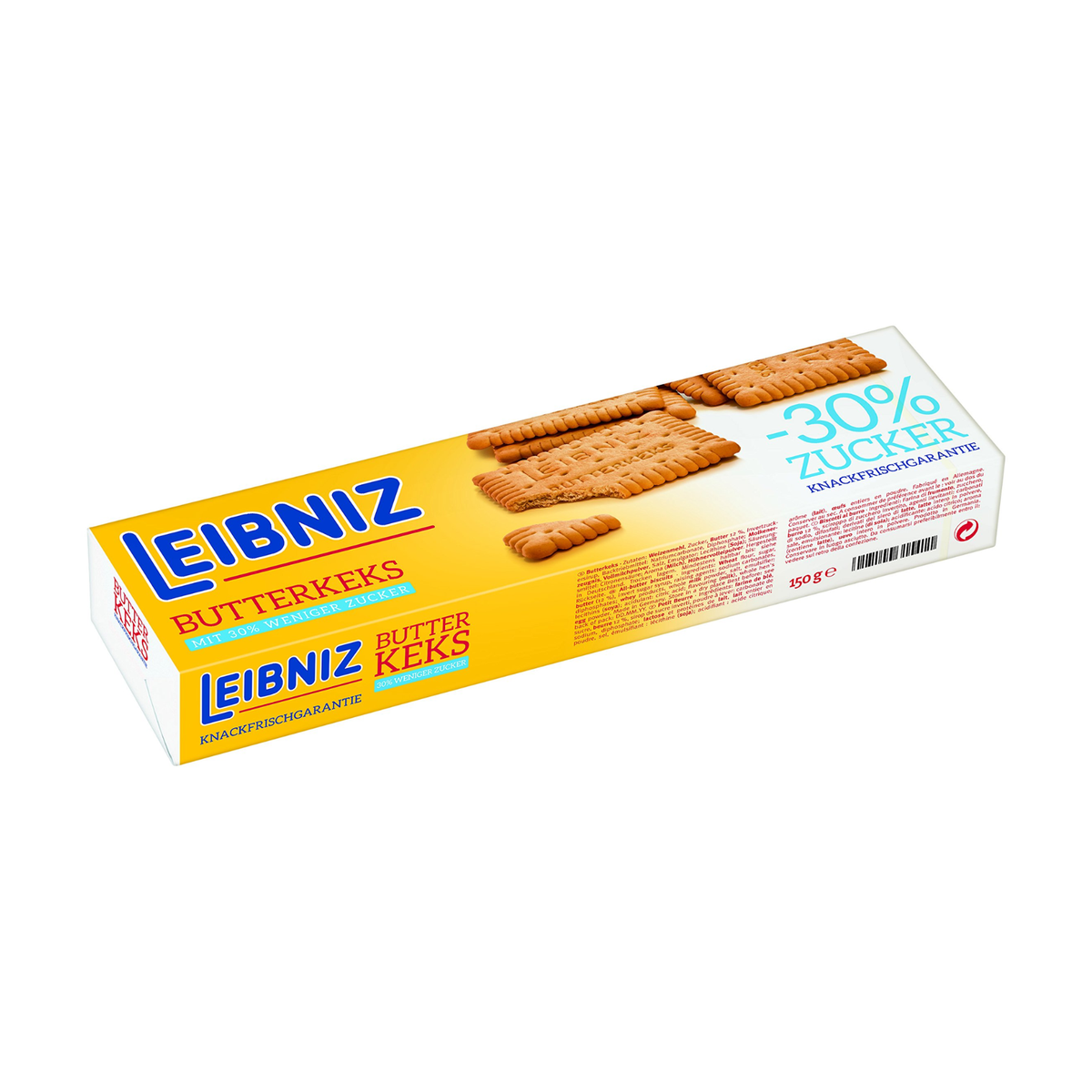 Leibniz Butterkeks weniger Zucker 150g