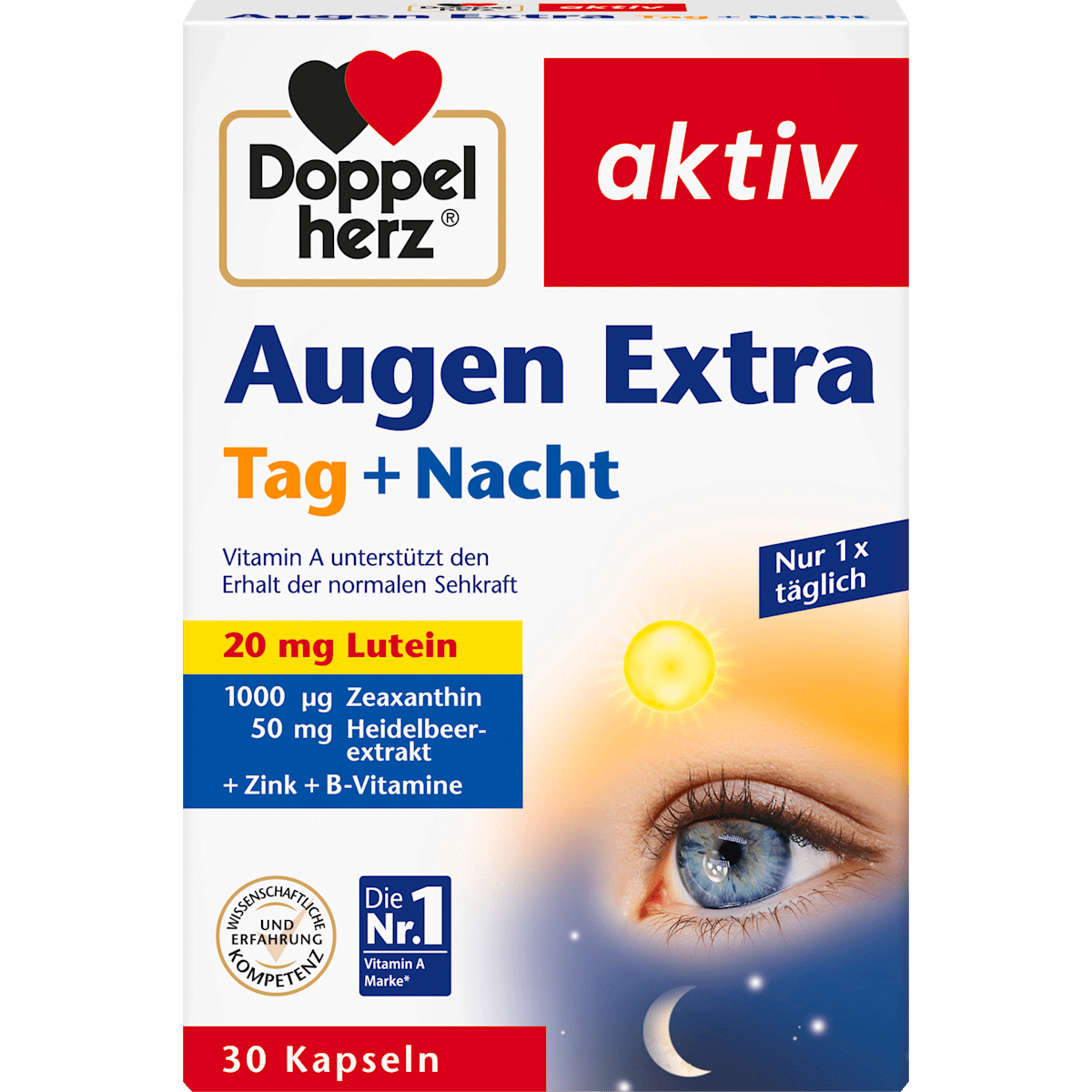 Doppelherz Augen Extra Tag+Nacht 30Kapseln 16,2g