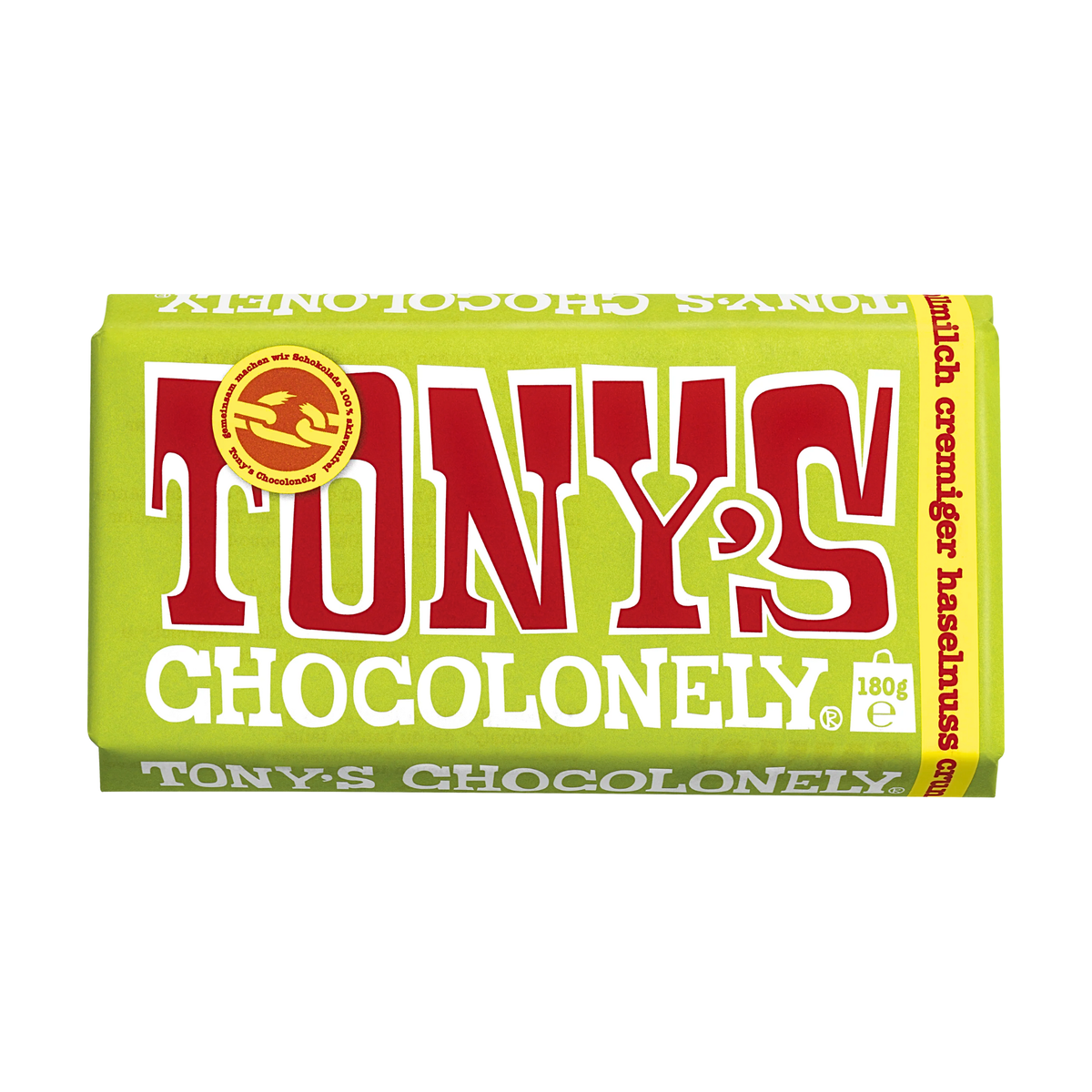 Tony's Chocolonely Vollmilch Haselnusscrunch 180g