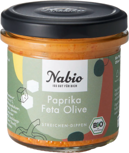 Bio Nabio Paprika Feta Olive Aufstrich 135g