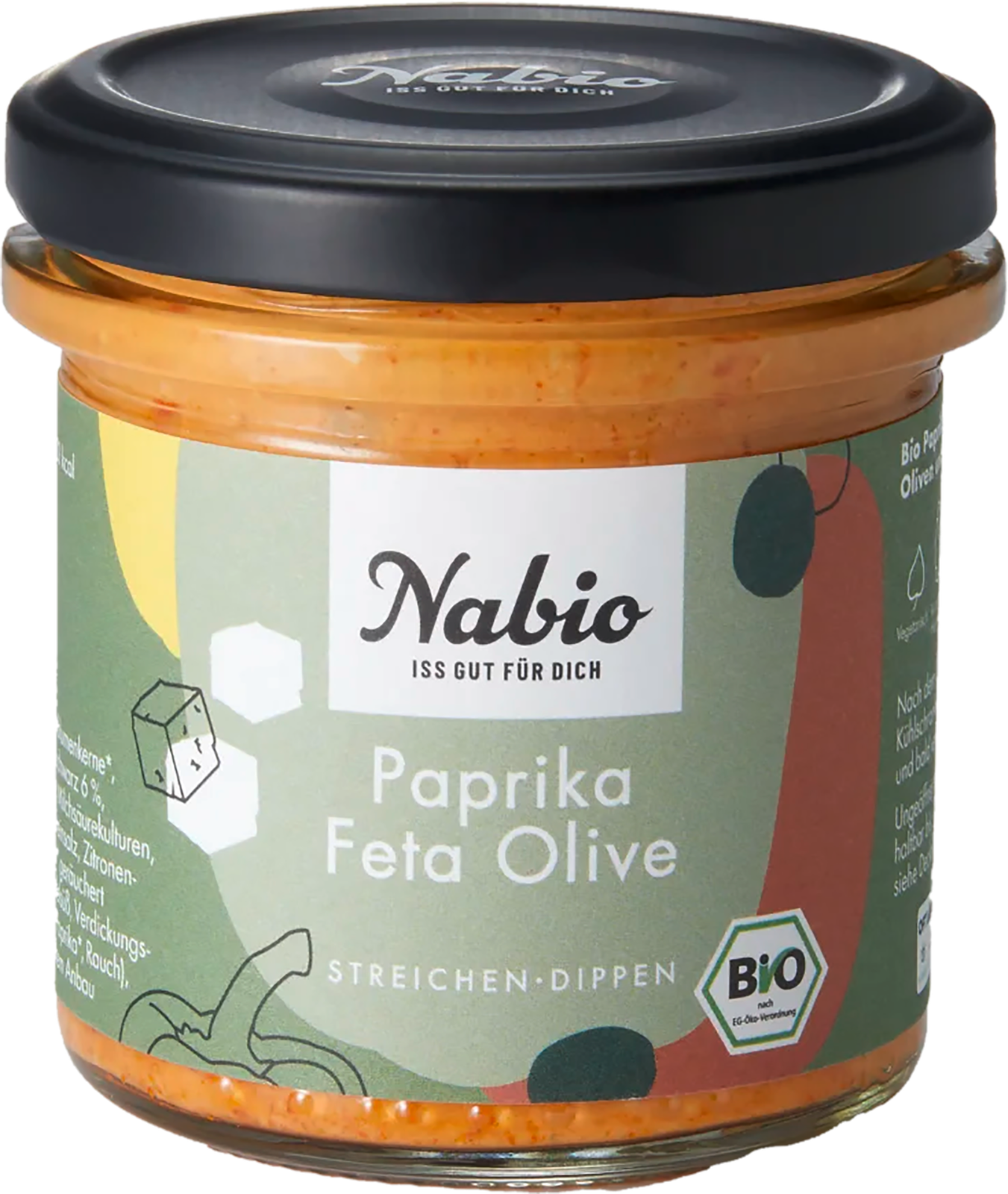 Bio Nabio Paprika Feta Olive Aufstrich 135g