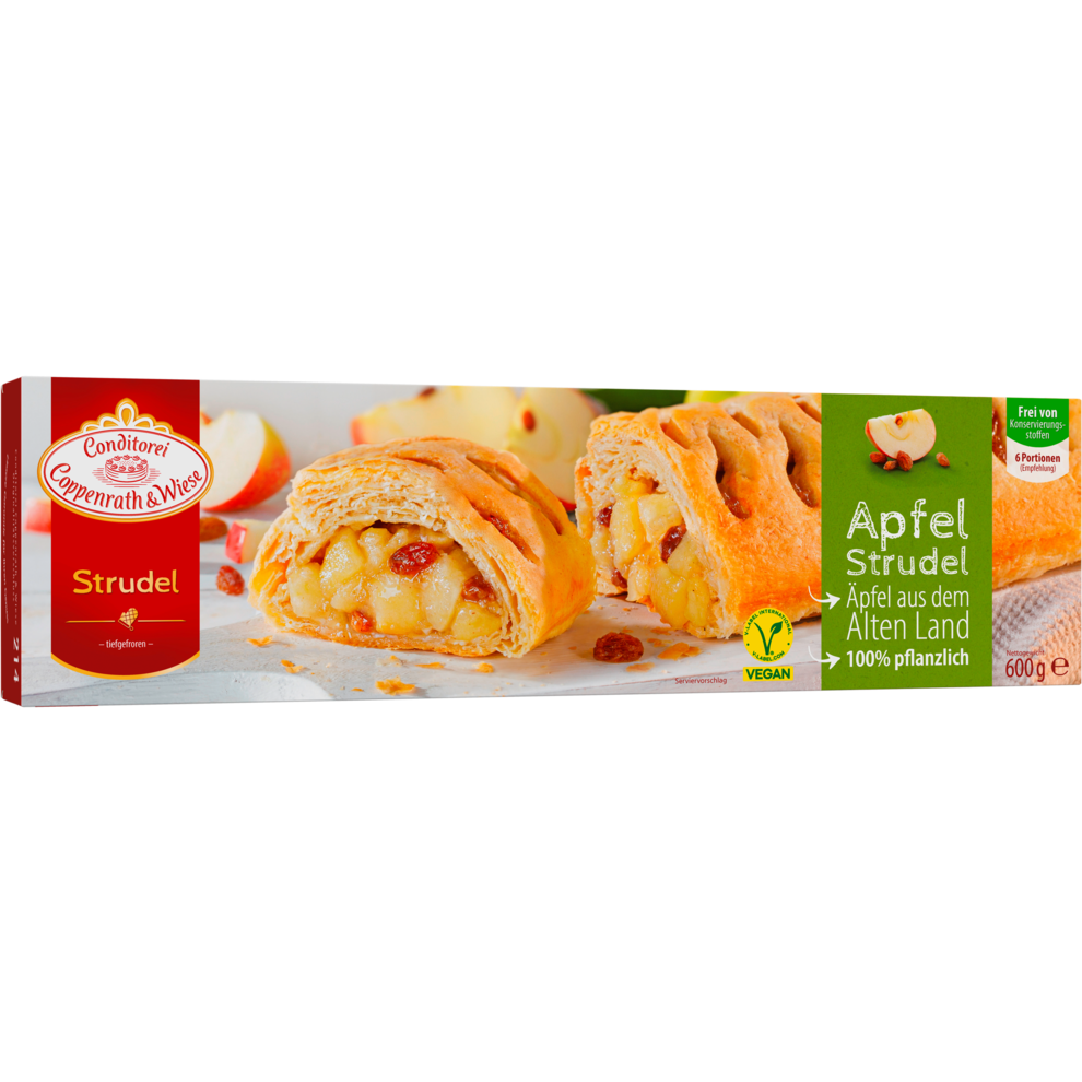 Coppenrath&Wiese Apfelstrudel vegan 600g