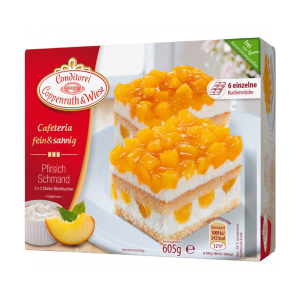 Coppenrath&Wiese Cafeteria fein&sahnig Pfirsich-Schmand-Blechkuchen 605g
