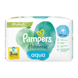 Pampers Harmonie Feuchttücher Aqua 3x48ST