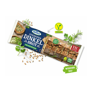 Meggle Steinofen-Dinkelbrot mit Kräutercreme Vegan 250g