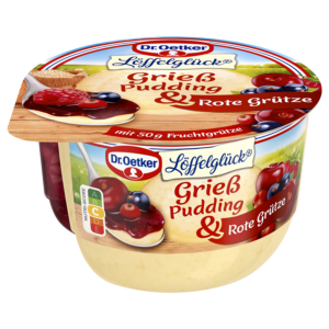 Dr.Oetker Grießpudding mit Roter Grütze 180g