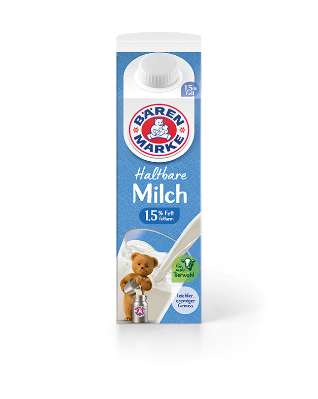 Bärenmarke Die haltbare Milch fettarm 1,5% 1l
