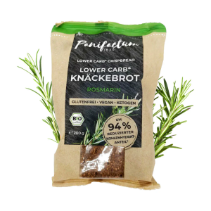 Bio Panifactum Knäckebrot Rosmarin Low Carb 200g