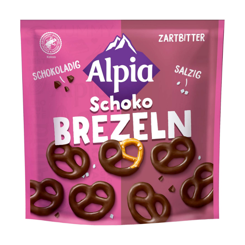 Alpia Schoko Brezeln Zartbitter 140g
